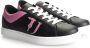 Trussardi Veterschoen Sneakers met Ronde Neus Black Dames - Thumbnail 6