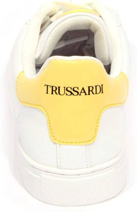 Trussardi Vegan Leren Schoenen Wit | Geel
