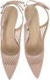 Twentyfour Beige Hak Sandaal met Mesh Detail - Thumbnail 2
