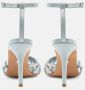 Twentyfour Heldere Blauwe Juweel Sandaal met Strass - Thumbnail 2