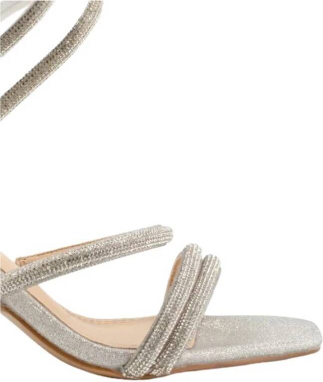 Twentyfour High Heel Sandals Gray Dames