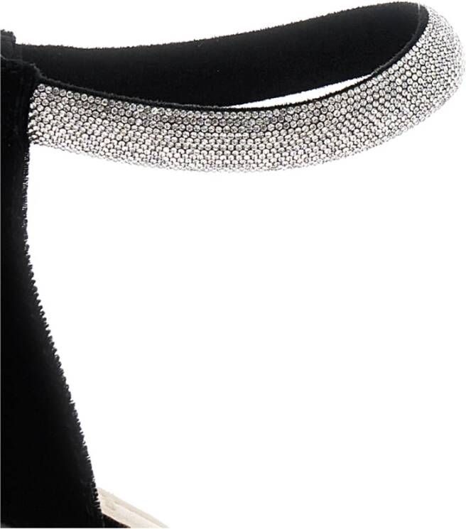 Twentyfour Zwarte Juweelband Stilettohak Pumps