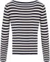 Twinset Blauw Gestreepte Boothals Trui - Thumbnail 2