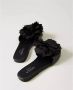 Twinset Bloemen Slide Sandalen Black Dames - Thumbnail 3