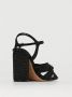 Twinset Elegante zwarte hak sandalen - Thumbnail 2