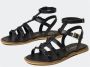 Twinset Flat Sandals Black Dames - Thumbnail 3