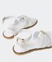 Twinset Flat Sandals White Dames - Thumbnail 4