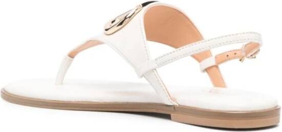 Twinset Flat Sandals Wit Dames