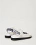 Twinset Gedrukte technische sandalen White Dames - Thumbnail 3