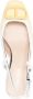 Twinset Gele Slingback Sandalen met Logo Plaque Beige Dames - Thumbnail 3