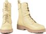 Twinset Leren enkellaars met rubberen zool Beige Dames - Thumbnail 2