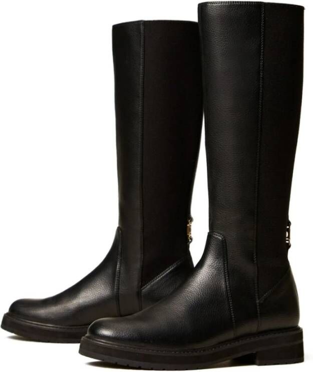 Twinset Leren Hoge Laarzen