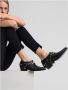Twinset Leren Laarzen met Parelversiering en Afneembare Band - Thumbnail 2