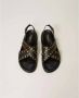 Twinset Leren Studs Sandalen - Thumbnail 2