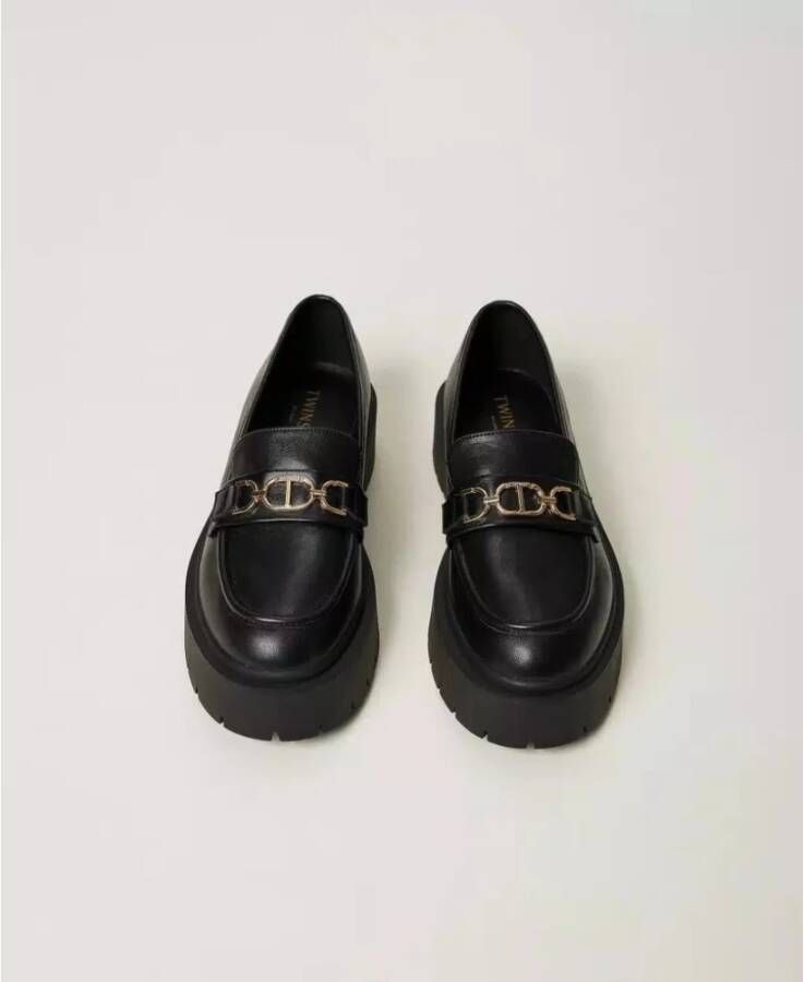 Twinset Ovale Klem Mocassins Art. 242Tcp060