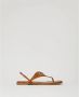 TWINSET MILANO Sandalen Dames 231tcp12a Maat: 40 Materiaal: Leer Kleur: Cognac - Thumbnail 9