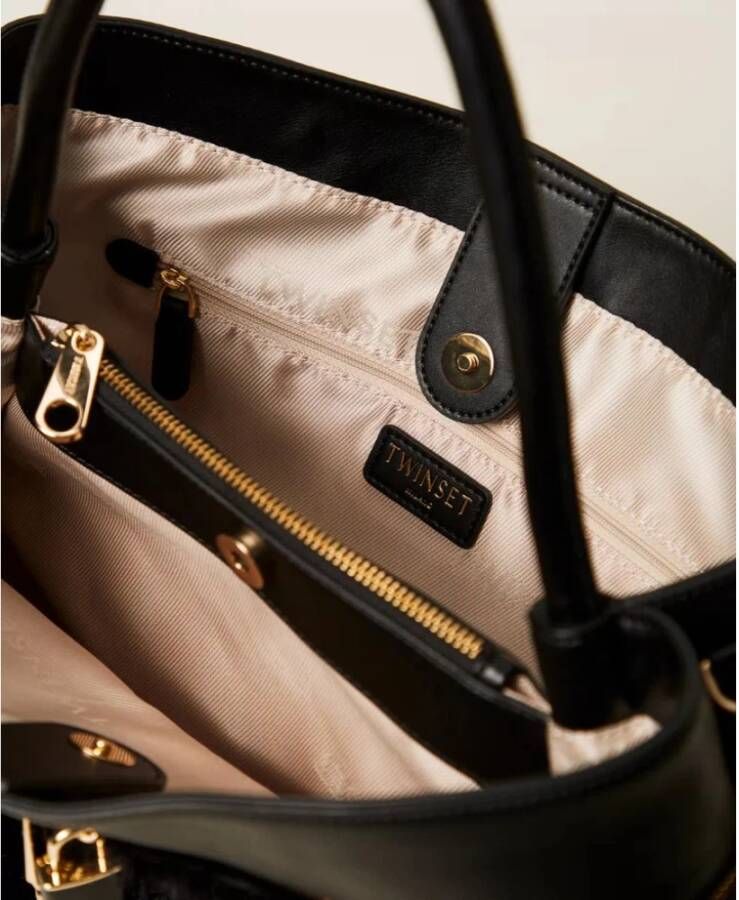 Twinset Shopper Tas van Nepbont met Slot