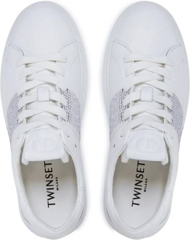 Twinset Sneakers met Strass en Ovaal Ontwerp