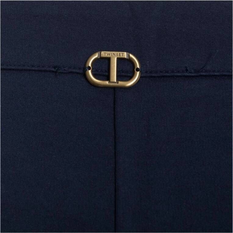 Twinset Stijlvolle Bootcut Ritsbroek