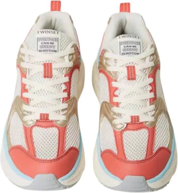 Twinset Witte hardloopschoenen van stof