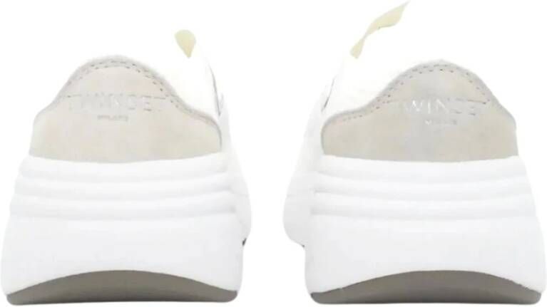 Twinset Witte hardloopsneakers met Oval T