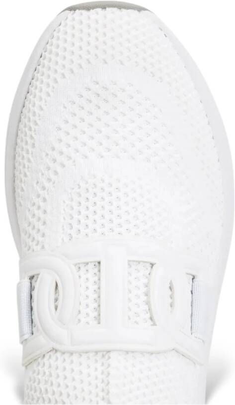 Twinset Witte hardloopsneakers met Oval T