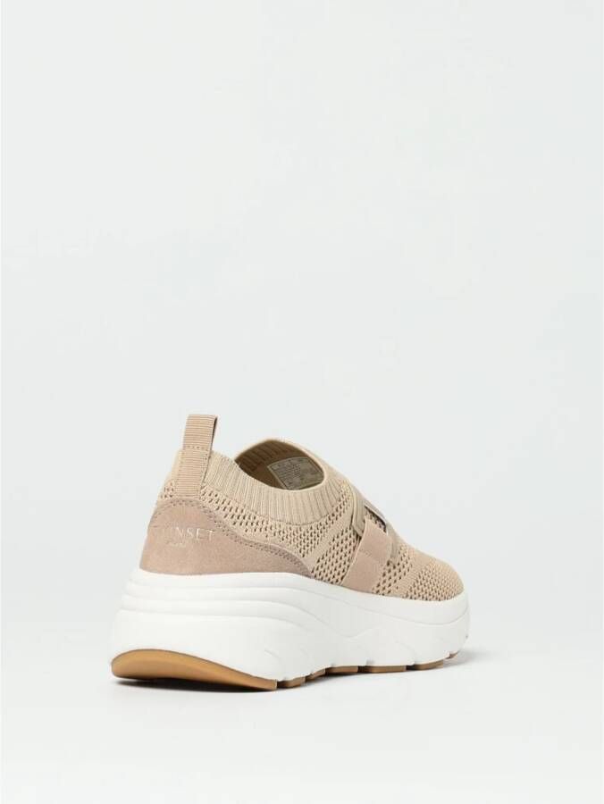 Twinset Witte hardloopsneakers met Oval T