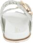 Twinset Witte Laser-Gesneden Leren Hak Sandaal White Dames - Thumbnail 5
