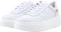 Twinset Witte Leren Platform Sneakers White Dames - Thumbnail 2