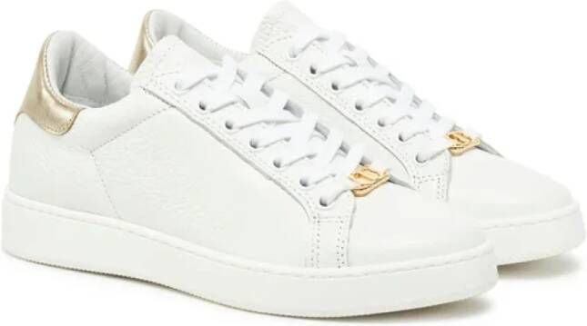 Twinset Witte Leren Sneakers