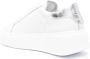 Twinset Witte Zilveren Leren Sneakers White Dames - Thumbnail 2