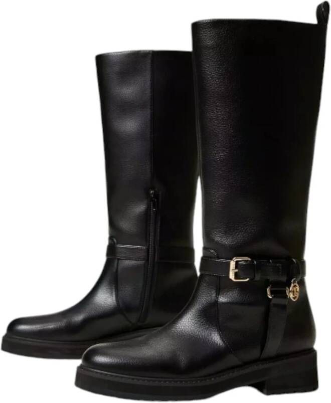 Twinset Bikerlaarzen Black Dames
