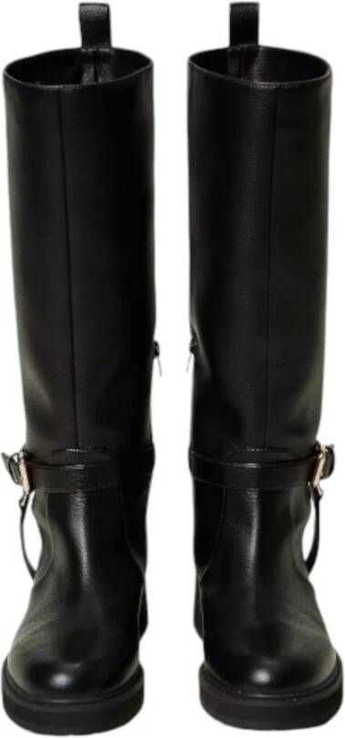 Twinset Bikerlaarzen Black Dames