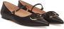 Twinset Zwarte Mary Jane Leren Ballerina - Thumbnail 2