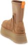 Ugg Bruine Suède Laarzen met Functionele Ritsen Bruin Dames - Thumbnail 2