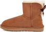 Ugg Dameslaarzen van omgekeerd schapenleer en suède voor herfst winter Beige Dames - Thumbnail 14
