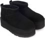 UGG Enkellaarsjes Dames Laarzen Damesschoenen Suède classic mini platfor Zwart - Thumbnail 15