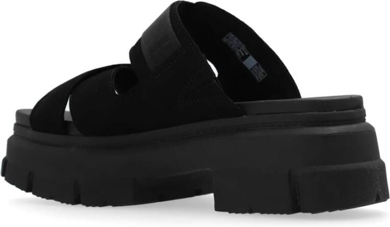 Ugg Ashton platform slides Black Dames