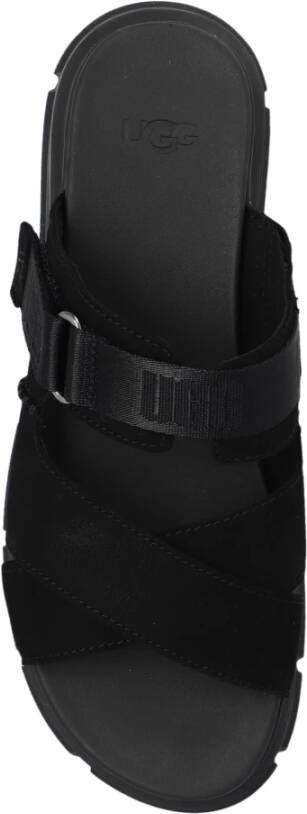 Ugg Ashton platform slides Black Dames