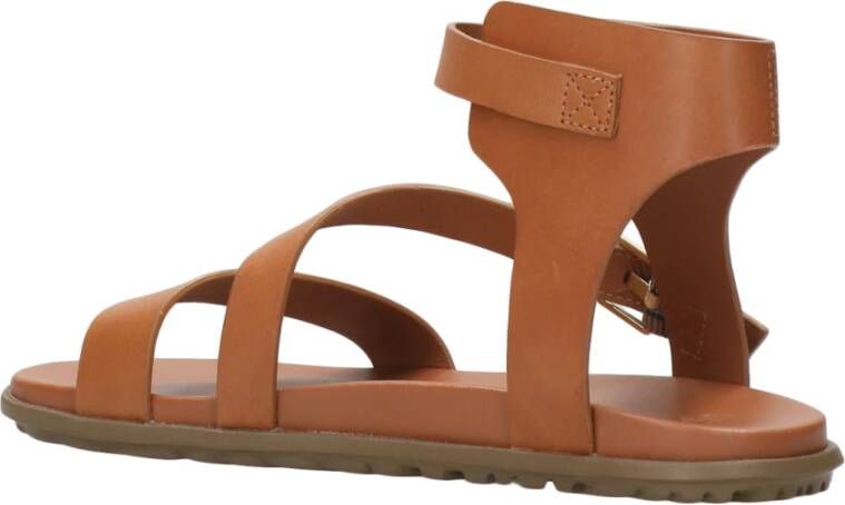Ugg Australia Sandals Leather Brown Bruin Dames
