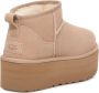 UGG CLASSIC ULTRA MINI PLATFORM W Volwassenen Gevoerde laarzenSnowbootsDames laarzen Wit beige - Thumbnail 12