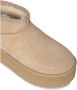 UGG Vachtlaarzen Dames W Classic Ultra Mini Platform Maat: 38 Materiaal: Suède Kleur: Beige - Thumbnail 14