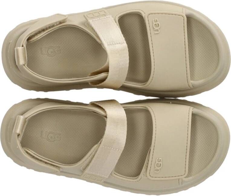 UGG Beige Lug-Style Platform Sandal