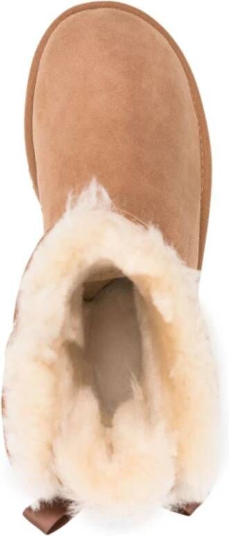 Ugg Beige Mini Bailey Bow II Laarzen Beige Dames