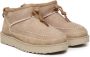 Ugg Beige Schapenvachtlaarzen met Asymmetrische Bovenrand Beige Dames - Thumbnail 2