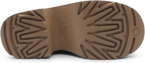UGG Beige Suède Enkellaarsjes