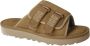 Ugg Beige Suède Sandalen met Klittenbandsluiting Beige Heren - Thumbnail 10