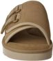 Ugg Beige Suède Sandalen met Klittenbandsluiting Beige Heren - Thumbnail 11