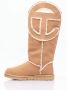 Ugg Logo Laarzen in Biscuit Suede Brown Dames - Thumbnail 4