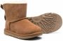 Ugg Dameslaarzen van omgekeerd schapenleer en suède voor herfst winter Beige Dames - Thumbnail 14